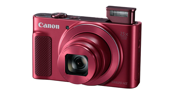 Leicht, schnell und in drei Farben – Canon PowerShot SX620 HS Kompaktkamera für 199 € mit Speicherkarte und Tasche