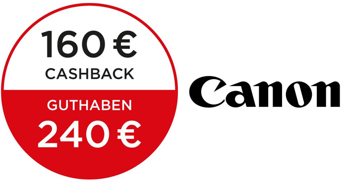 Canon-Sommeraktion: Cashback oder Guthaben bis 240 € sichern