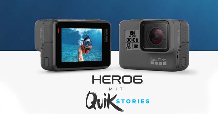 GoPro Hero 6 – Teuerste Actioncam des Herstellers