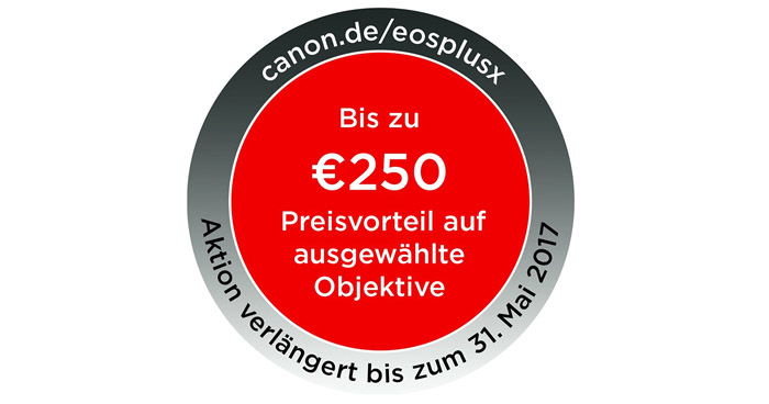 Aktion verlängert: Canon EOS Kamera + Objektiv kaufen, bis zu 250 EUR sparen